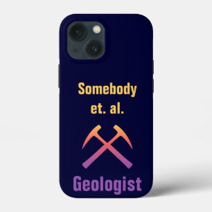 Sunset Rock Hammers w/ Custom Text iPhone 13 Mini Case