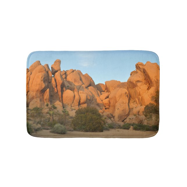 Sunset Rocks at Joshua Tree Bath Mat (Front)