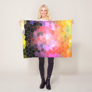 Sunset Rocks Fleece Blanket