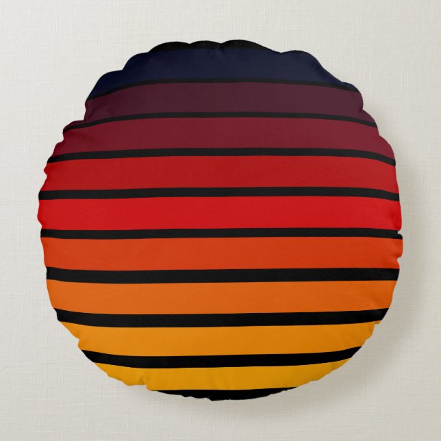 Sunset Round Cushion (Front)