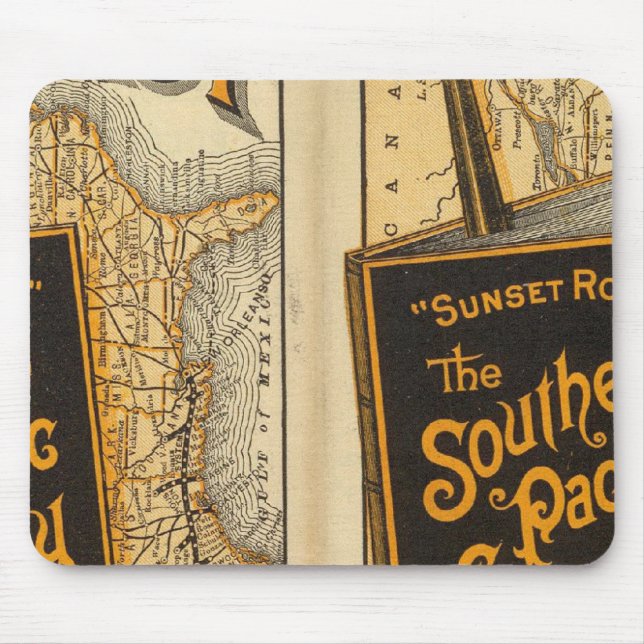 Sunset Route Mouse Mat (Front)