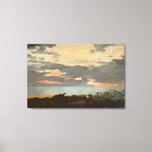 Sunset, Saco Bay Canvas Print