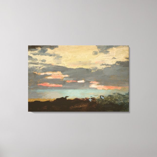Sunset, Saco Bay Canvas Print (Front)