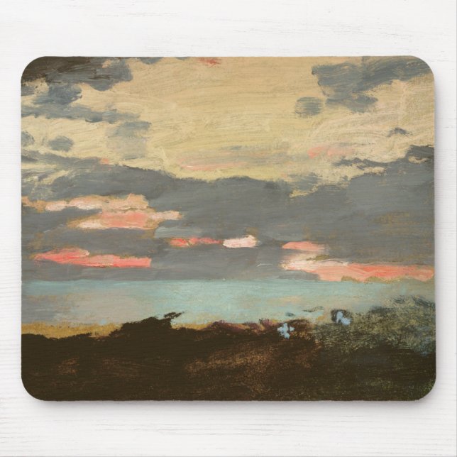 Sunset, Saco Bay Mouse Mat (Front)