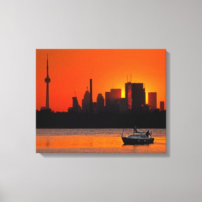 Sunset Sail Canvas Print (Front)
