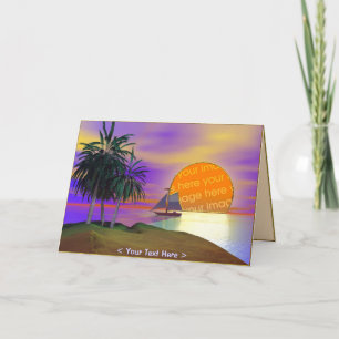 Sunset Sail Card