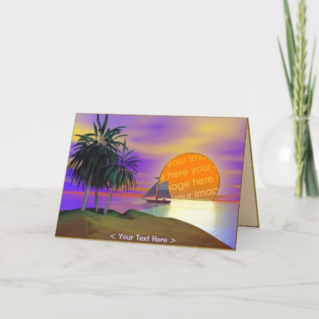Sunset Sail Card (Front)