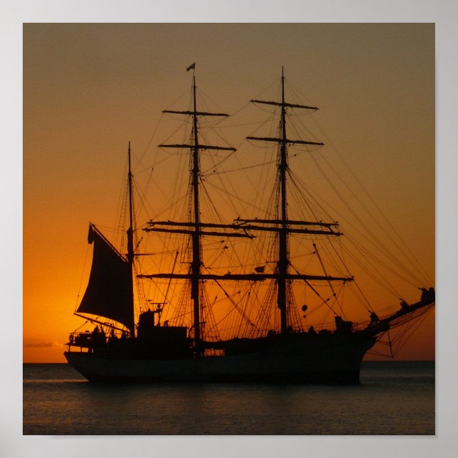 Sunset Sail Poster (Front)