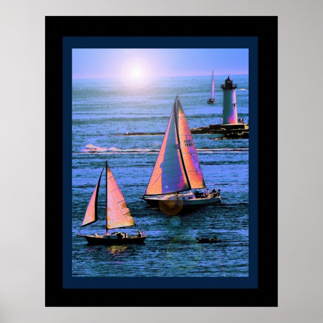 Sunset Sail Poster (Front)
