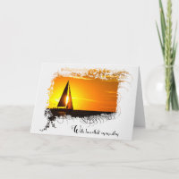 Sunset Sailboat Sympathy