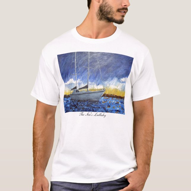 Sunset Sailboat T-Shirt (Front)