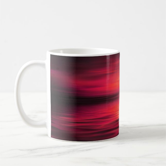 Sunset, Sailing Boat in The Sea-39186 Coffee Mug (Left)
