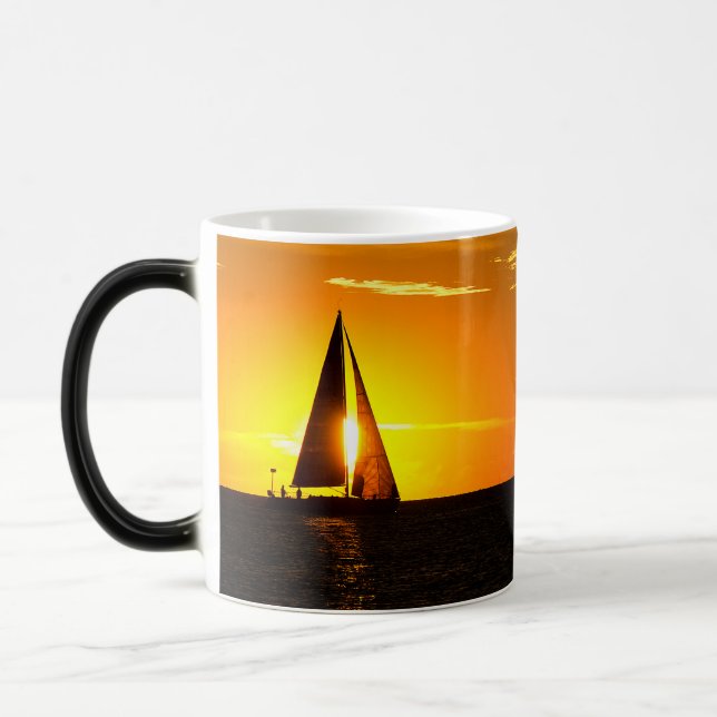 Sunset Sailing Magic Mug (Left)
