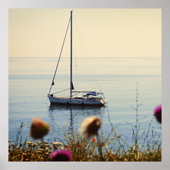 Sunset Sailing Poster (Front)