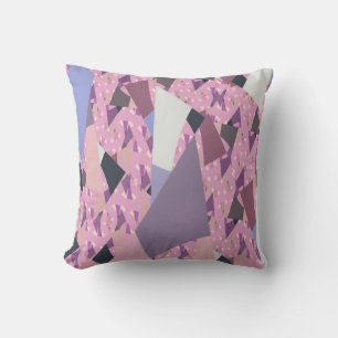 SUNSET SAILS ABSTRACT CUSHION
