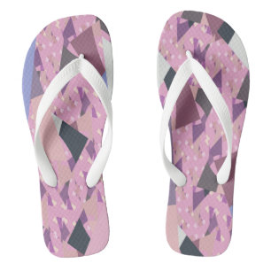 SUNSET SAILS ABSTRACT FLIP FLOPS