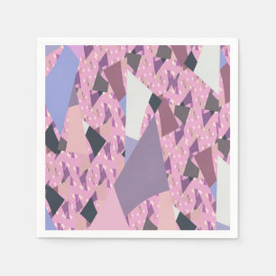SUNSET SAILS ABSTRACT NAPKIN