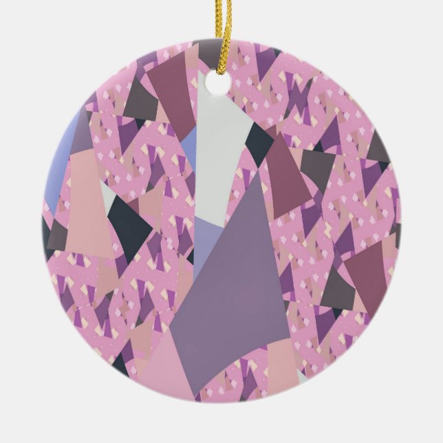 SUNSET SAILS CERAMIC TREE DECORATION (Front)