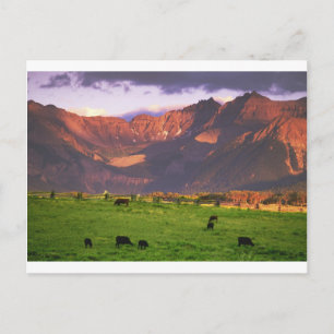 Sunset San Juan Mts CO Postcard