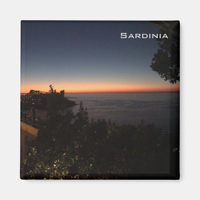 Sunset - Sardinia Magnet (Front)