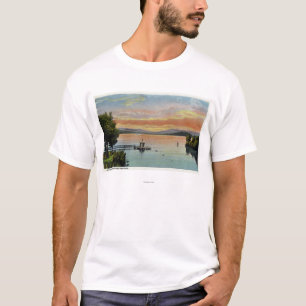 Sunset Scene on the Lake T-Shirt