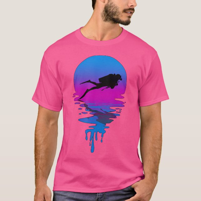 Sunset Scuba Diving T-Shirt (Front)