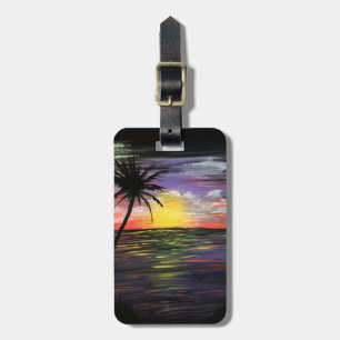 Sunset Sea Luggage Tag