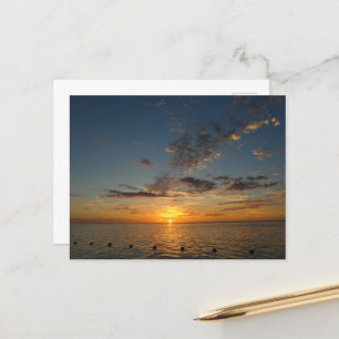 Sunset Sea  Postcard