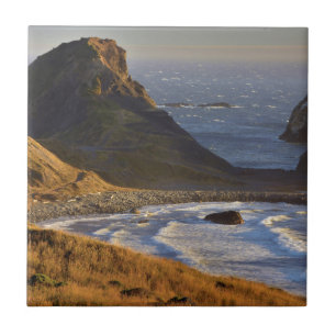 Sunset, Sea Stacks, Sisters, Oregon Coast Tile