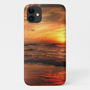 Sunset Sea waves Case-Mate iPhone Case