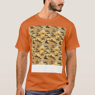 Sunset Seamless Pattern Sun Sky Light Sunlight Sun T-Shirt
