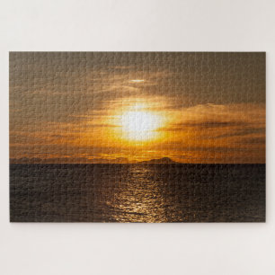Sunset Seascape photograph Jigsaw Puzzle