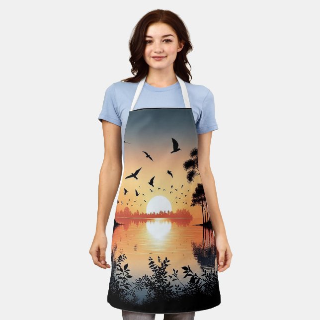 Sunset Serenity Apron (Worn)