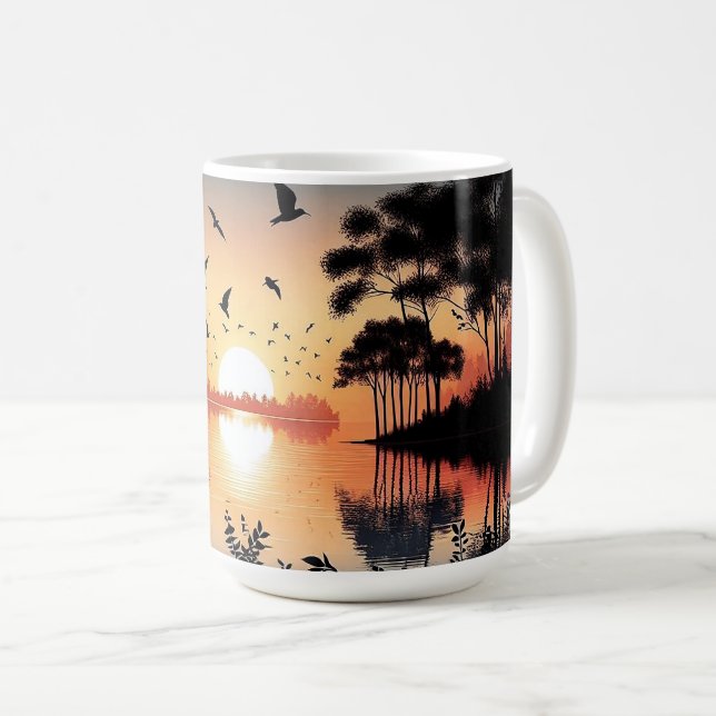 Sunset Serenity  Coffee Mug (Front Right)