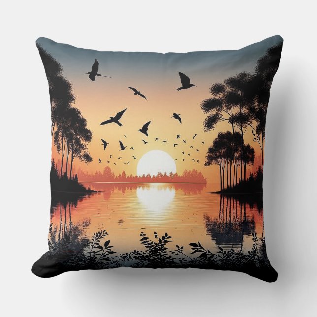 Sunset Serenity  Cushion (Front)
