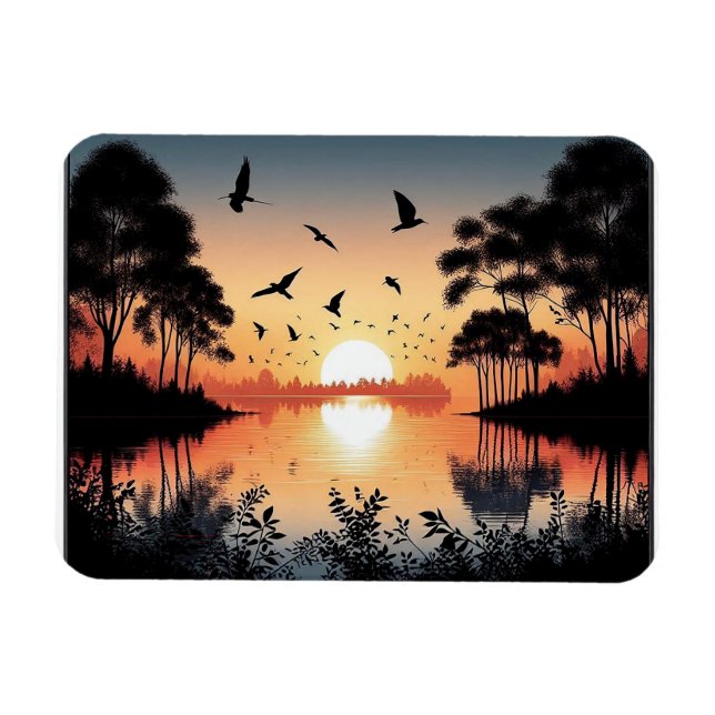 Sunset Serenity  Magnet (Horizontal)
