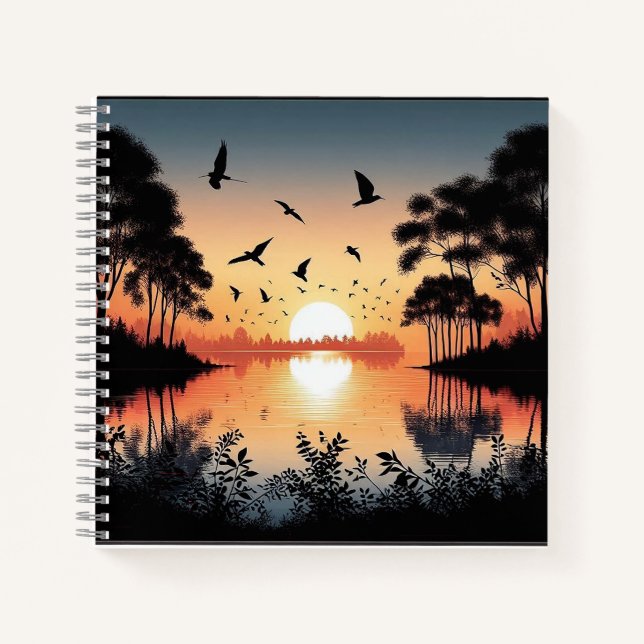 Sunset Serenity  Notebook (Front)