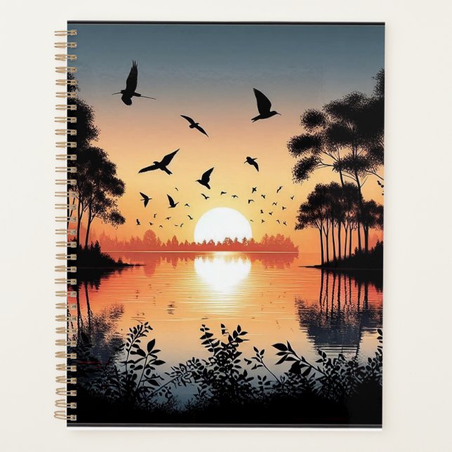 Sunset Serenity  Planner (Front)