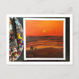 Sunset Serenity Postcard 🌅📮