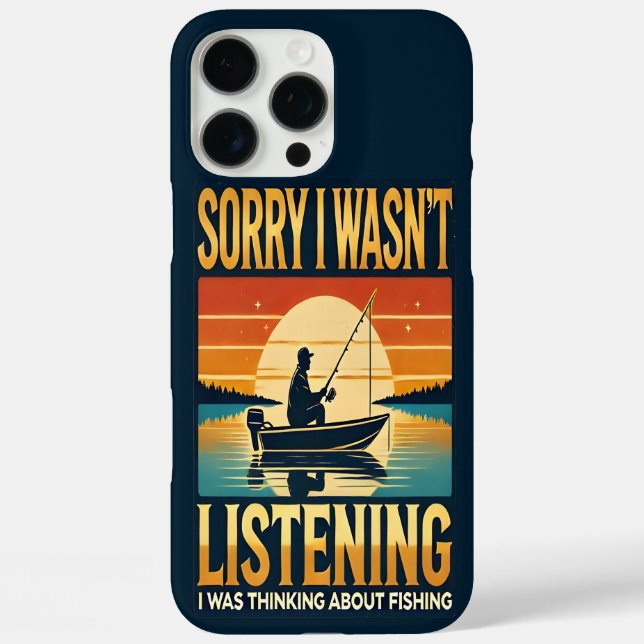 Sunset Serenity with Fishing Reflections Case-Mate iPhone Case (Back)