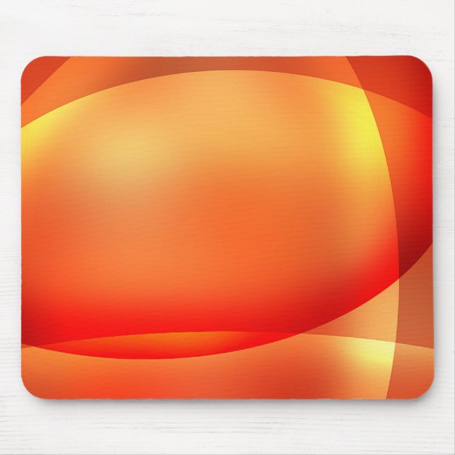Sunset Sheen in yellow & orange - customisable Mouse Mat (Front)