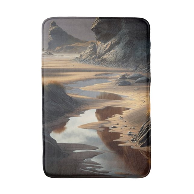 Sunset Shore Bath Mat (Front Vertical)