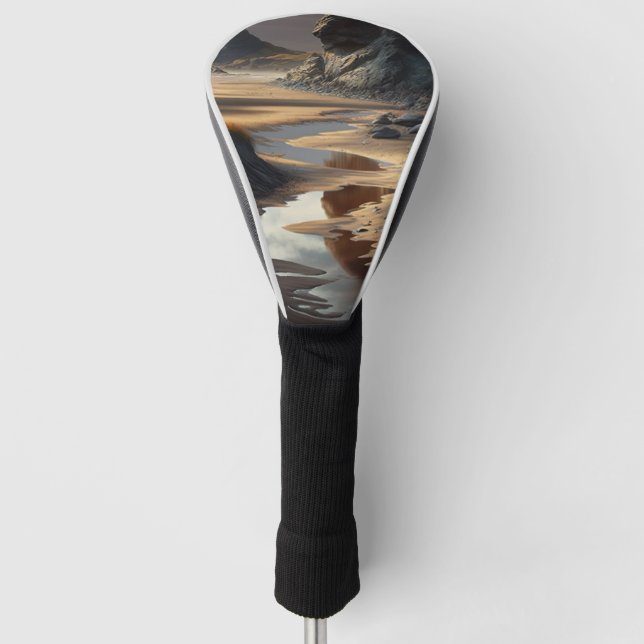 Sunset Shore Golf Head Cover (Front)