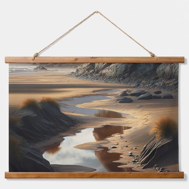 Sunset Shore Hanging Tapestry (Front)