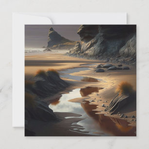 Sunset Shore Holiday Card