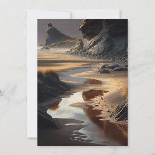 Sunset Shore Holiday Card