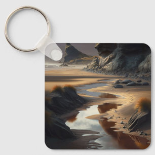 Sunset Shore Key Ring
