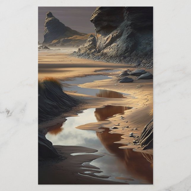 Sunset Shore Stationery (Front)