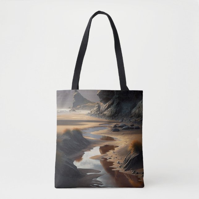 Sunset Shore Tote Bag (Front)