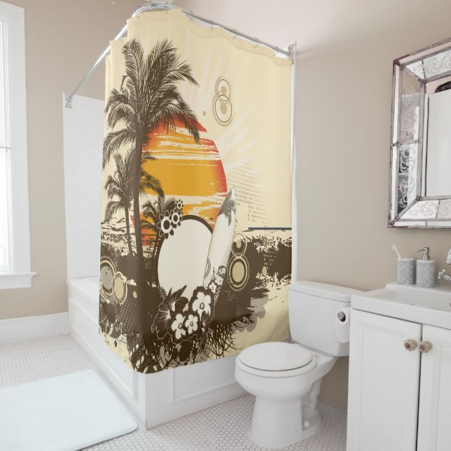 Sunset - Shower Curtain (In Situ)